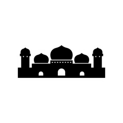 mosque silhouette vector