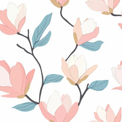 Magnolia denudata pattern 