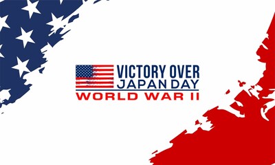Victory over Japan Day,vj- day, vektor background banner
