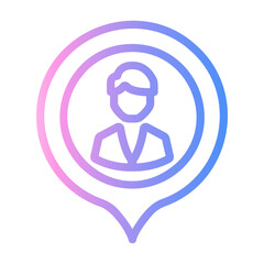 candidates Line Gradient Icon