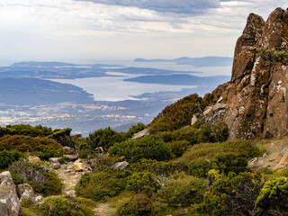 Derwent River Estuary, from Mount Wellington, Tasmania