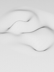 地形のワイヤーフレームイメージバックグラウンド　ベクターイラストレーション