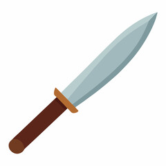 hunting knife isolated on white background
