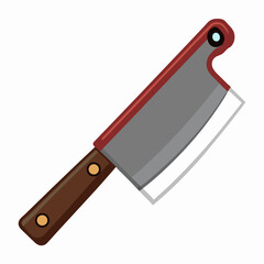 knife on a white background