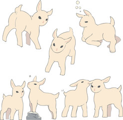 子ヤギセット