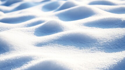 Pristine crystalline snow texture