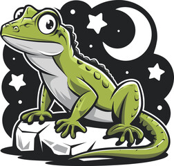 Fototapeta premium a illustrator vector lguana