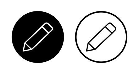 Pencil icon logo design. pen sign and symbol. edit icon vector