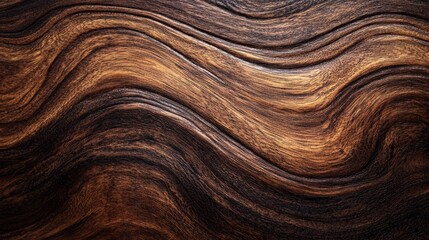 Obraz premium Rich brown wood grain texture