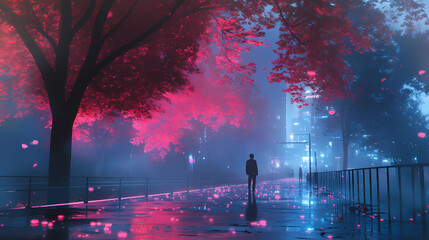 Lo-Fi music picture The background that goes well with the lo-fi music genre Generative AI  9:16