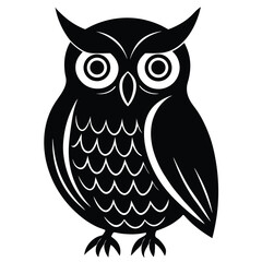 owl isolated on white background