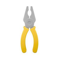 Angled Yellow Handled Pliers Icon	