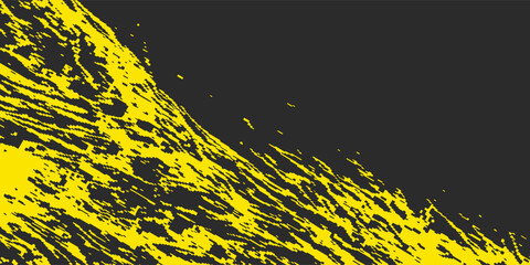 Minimal Abstract Yellow Grunge Scratch Background Template