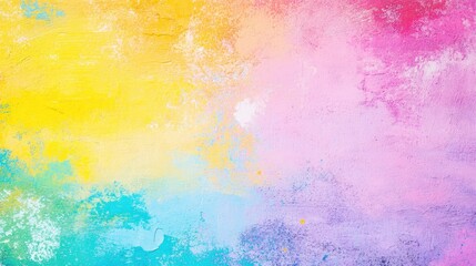 Fototapeta premium Vibrant abstract painting with blended colors