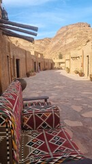 traditional arabian desert village