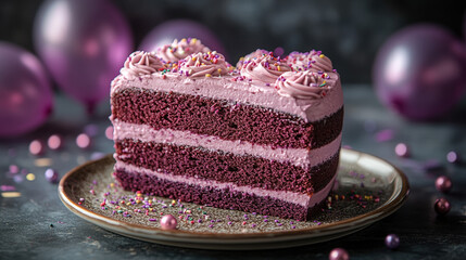 Elegant Purple Cake #14