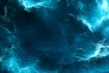 Dynamic blue waves create an ethereal atmosphere, perfect for backgrounds, designs, or artistic projects that require a vibrant touch.