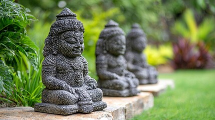 Tranquil Buddha Garden Statues