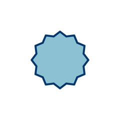 Badge icon vector isolated on white background. Awards icon. Achieve. Stamp