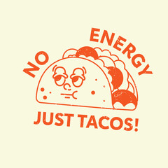 american retro style Kebab Cute Trendy Cartoon Vector Hand Drawn Template Design