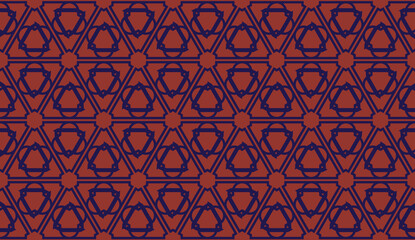 Decorative pattern with triangles style. Vector illustration. For fashion print, scrapbooking page, flyer design.