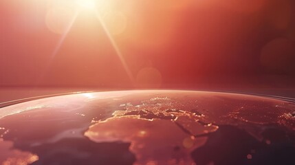 Digital news studio background for live coverage and reporting of breaking world news