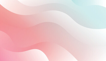 Wavy Background. For Design Flyer, Banner, Landing Page. Vector Illustration with Color Gradient.