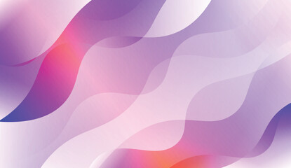 Modern Waves. Futuristic Technology Style Background. For Cover Page, Landing Page, Banner. Vector Illustration with Color Gradient.