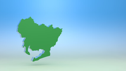 愛知県：タイトルバック（青空：左側：影あり）