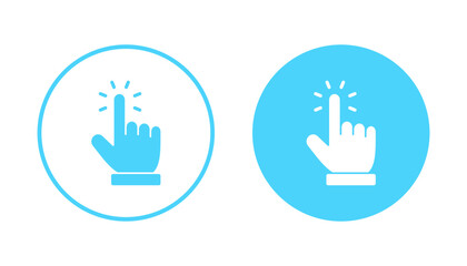 Hand cursor icon vector. cursor sign and symbol. hand cursor icon clik