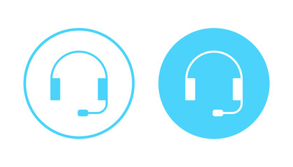 Headphone icon vector. Headvector sign and symbol