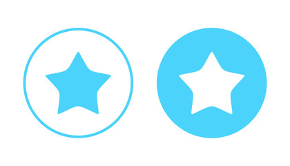 Star icon vector. rating sign and symbol. favourite star icon