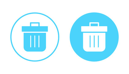 Trash icon vector. trash can icon. delete sign and symbol.