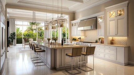 Rustic kitchen with an empty cookie jar