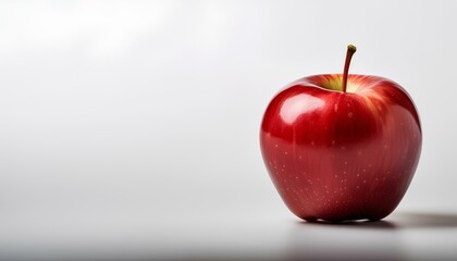 red apple isolated on white background