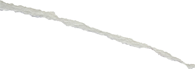 Ripped torn paper edges isolated on black background