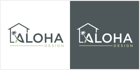 Aloha text logo. vector illustration © GASTAN ALVARENDRA ST