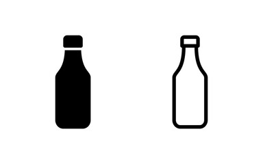 Bottle icon vector illustration. bottle sign and symbol