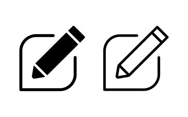 Edit icon vector illustration. edit document sign and symbol. edit text icon. pencil. sign up