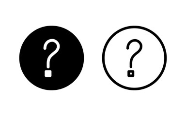 Question icon vector illustration. question mark sign and symbol