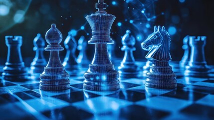 Strategic Digital Chess Game: A Futuristic Blueprint for Competitive Planning