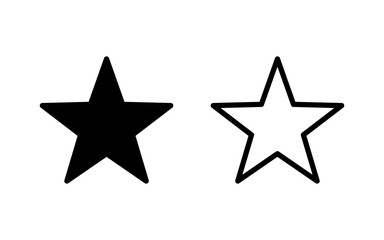 Star Icon vector illustration. rating sign and symbol. favourite star icon