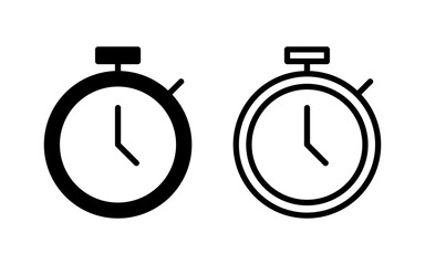 stopwatch icon vector illustration. Timer sign and symbol. Countdown icon. Period of time