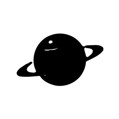 Stylized Planetary Body with Ring System Graphic © LgsDesign