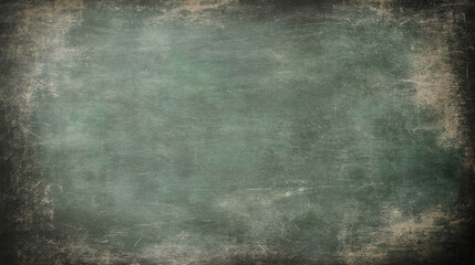 A chalkboard with a green background and a few white dots. The background is a mix of green and brown, giving it a somewhat aged and worn appearance