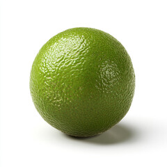 Juicy Lime: A close-up of a perfectly ripe, vibrant green lime, showcasing its textured skin and refreshing appearance.