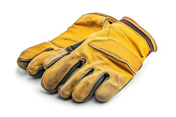 Work gloves isolated on white background