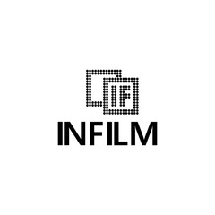 Fototapeta premium initial letter logo with modern bright gradient colors