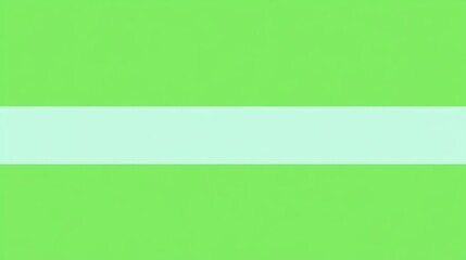 Fototapeta premium Vibrant Green Background with a Light Horizontal Stripe for Creative Graphic Design and Artistic Projects