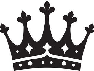 Crown symbol Vector illustration